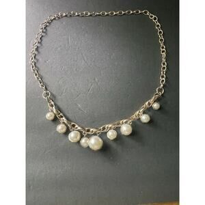 Pearl Gold Chain Belt with Dangling Pearls